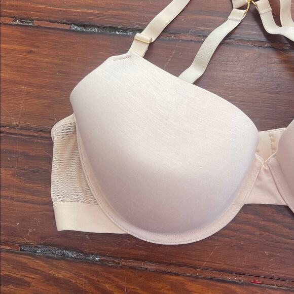 NWT Lively lightly lined under toasted almond convertible to racerback bra 38D - Picture 2 of 6